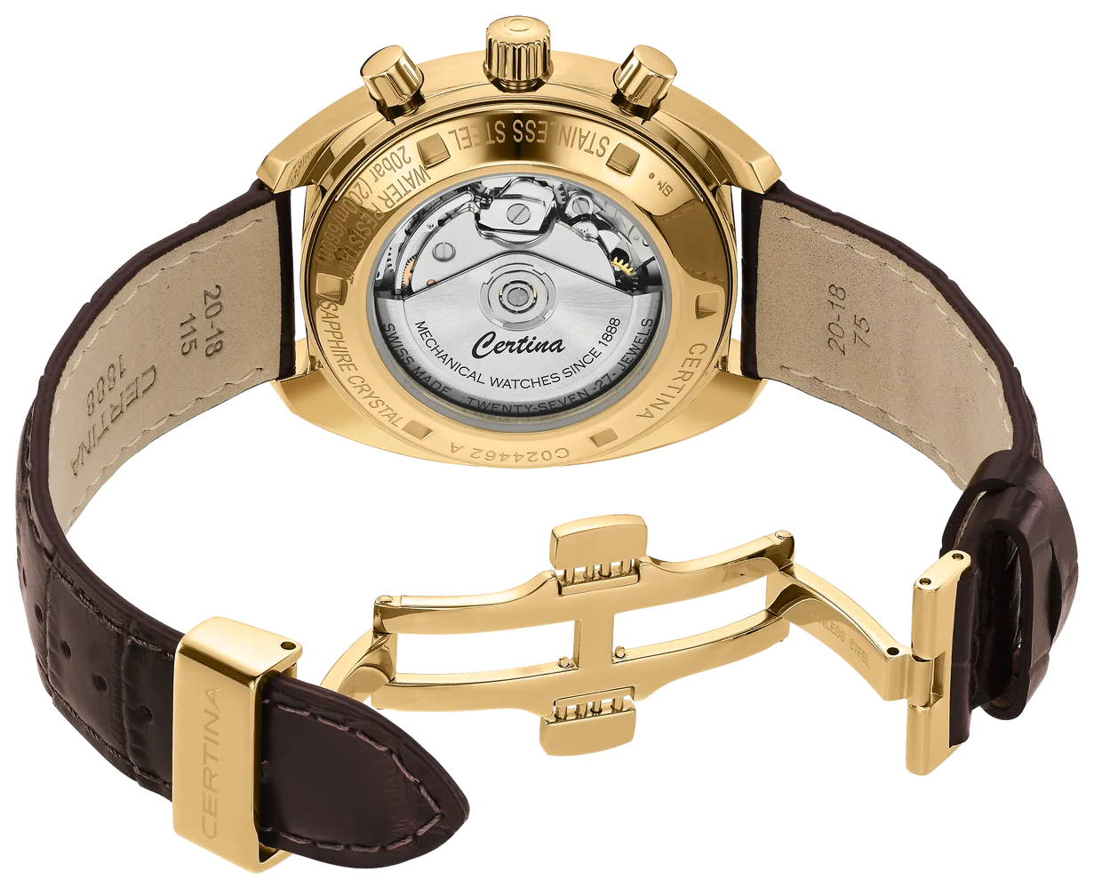 Certina DS-2 Chronograph Automatic Yeşil C0244623609100 detay görseli 3