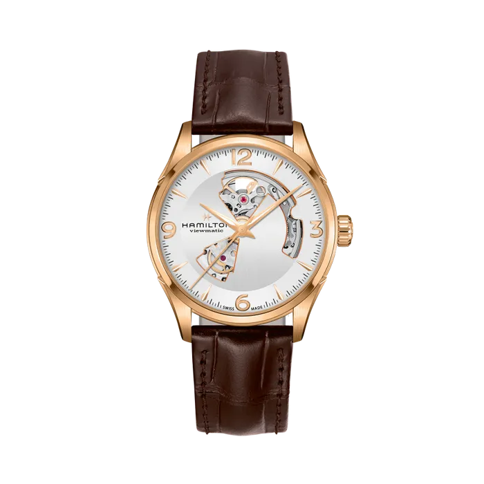 Hamilton Jazzmaster Open Heart Auto Otomatik Beyaz H32735551
