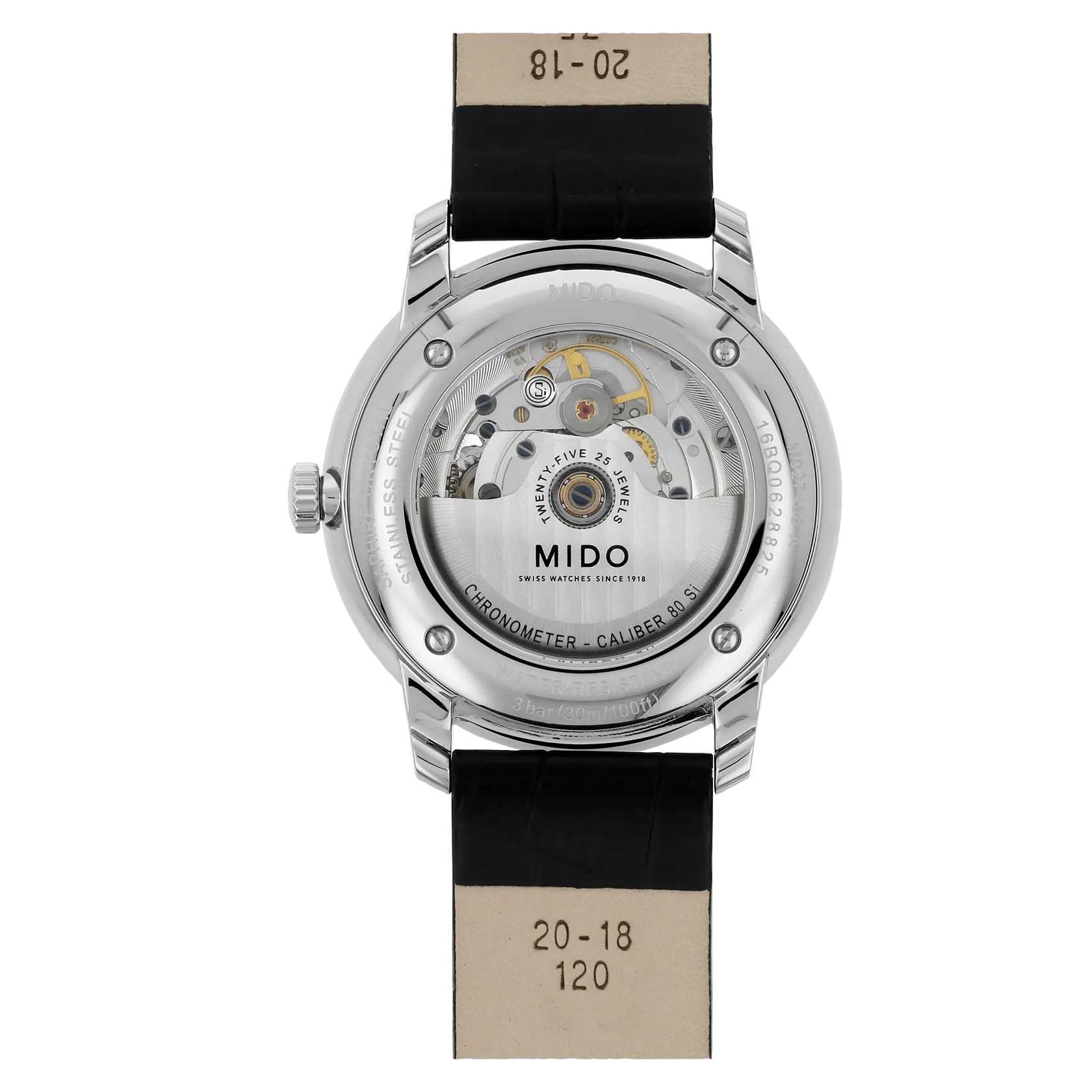 Mido Baroncelli Chronometer Silicon Gümüş M0274081603100 detay görseli 1