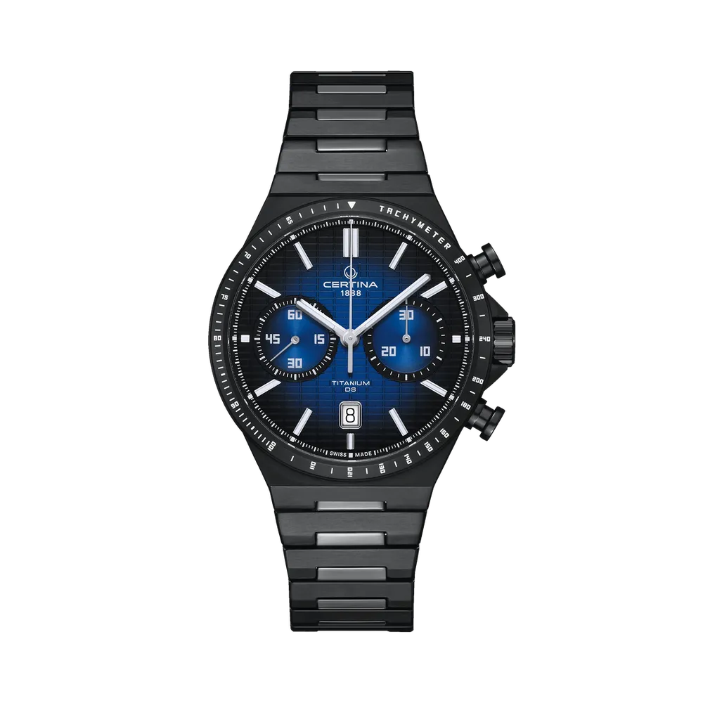 Certina DS-7 Chrono Auto Otomatik Mavi C0434274404100