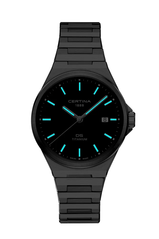 Certina DS-7 Quartz Black C0434104405100 detay görseli 1