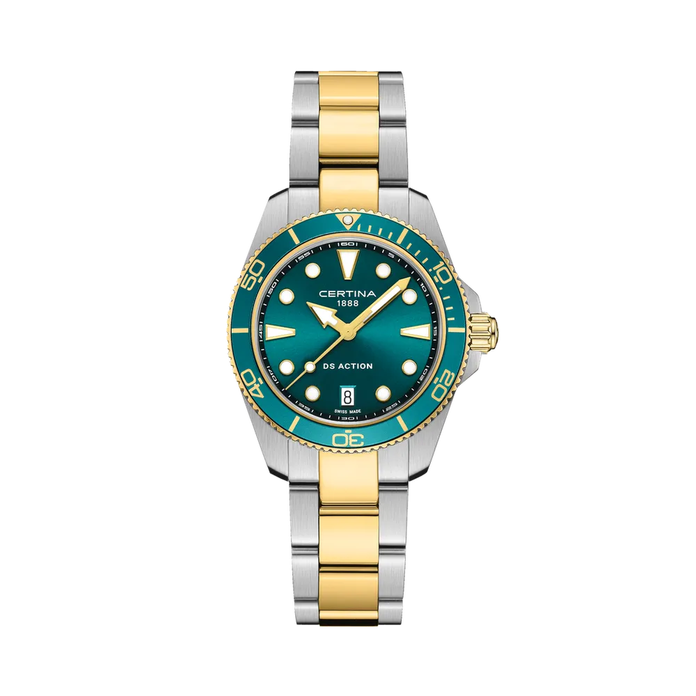 Certina DS Action 34.5mm Yeşil C0482102209100