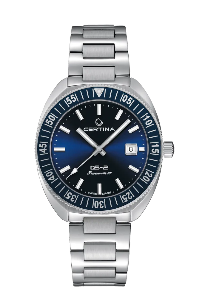 Certina DS-2 (Turning Bezel) Otomatik Blue C0246071104102 detay görseli 2
