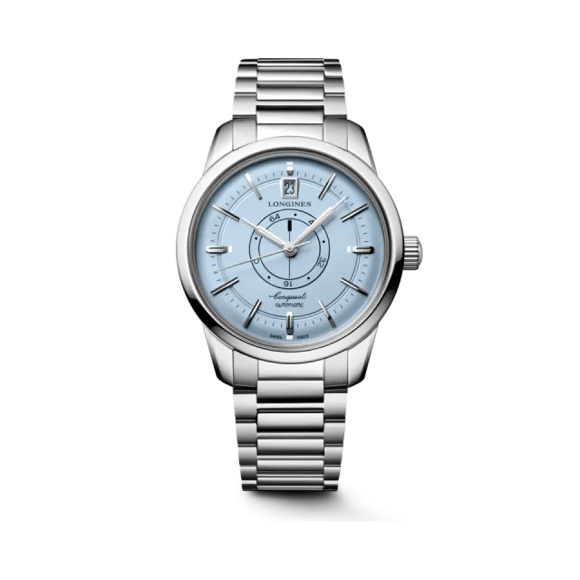Beğenmek için çift tıkla Longines Conquest Heritage Central Power Reserve Otomatik Açık Mavi Opalin L16484926 Görsel 1