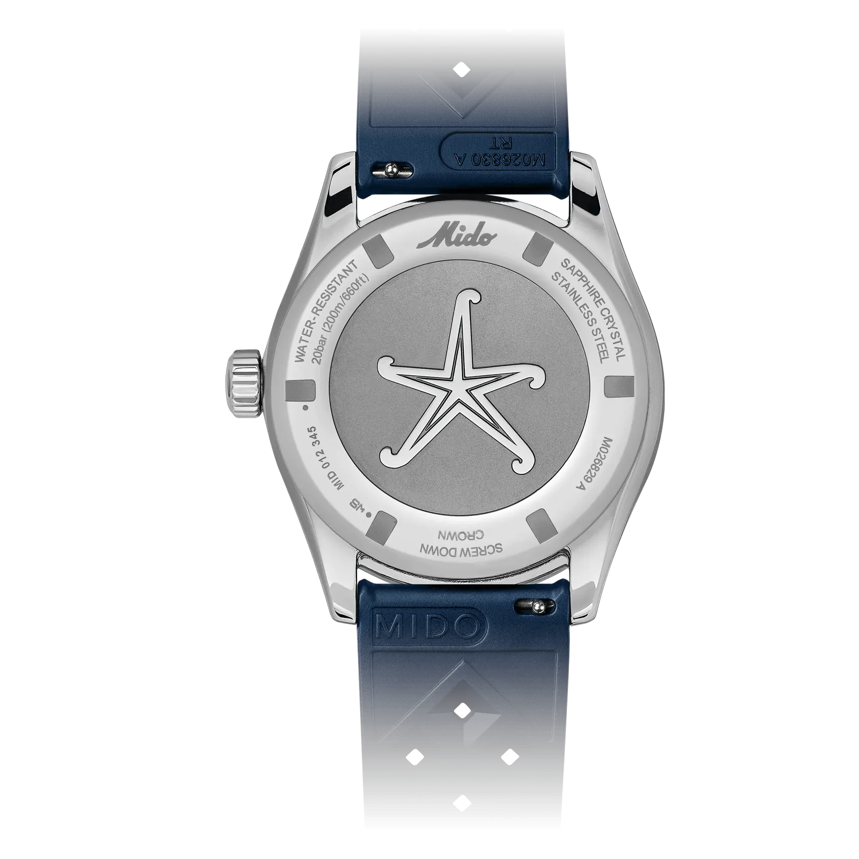 Mido Ocean Star Decompression Worldtimer Otomatik Mavi M0268291704100 detay görseli 2