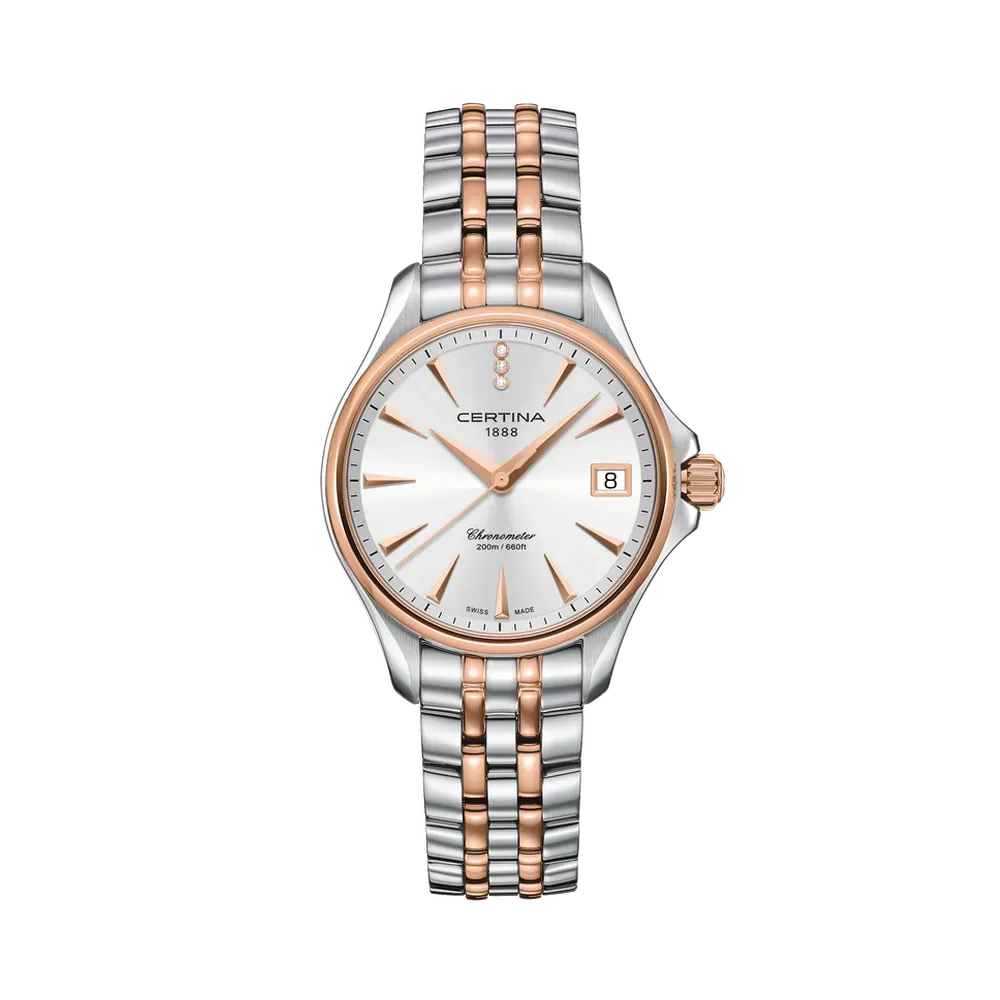 Certina DS Action Lady Diamonds Silver C0320512203600