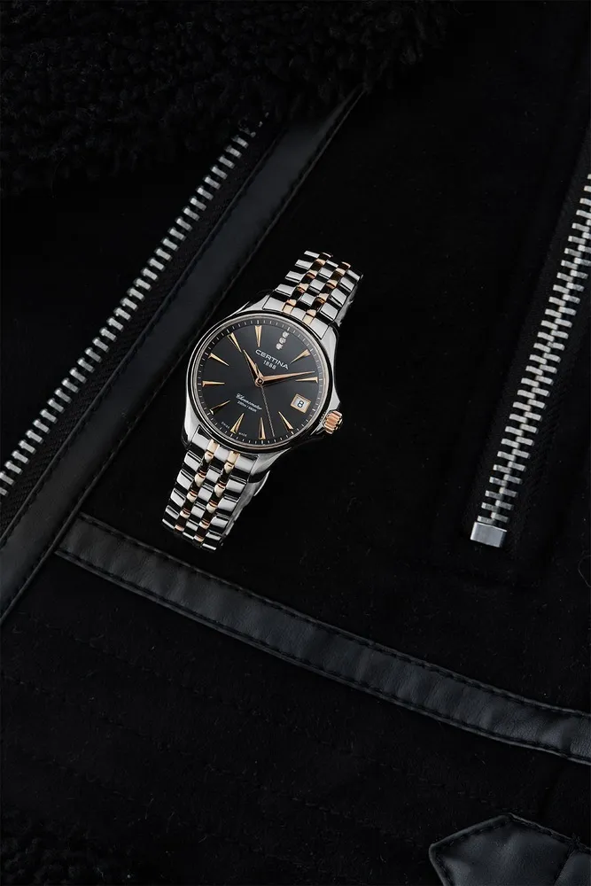 Certina DS Action Lady Diamonds Gri C0320512208600 detay görseli 5
