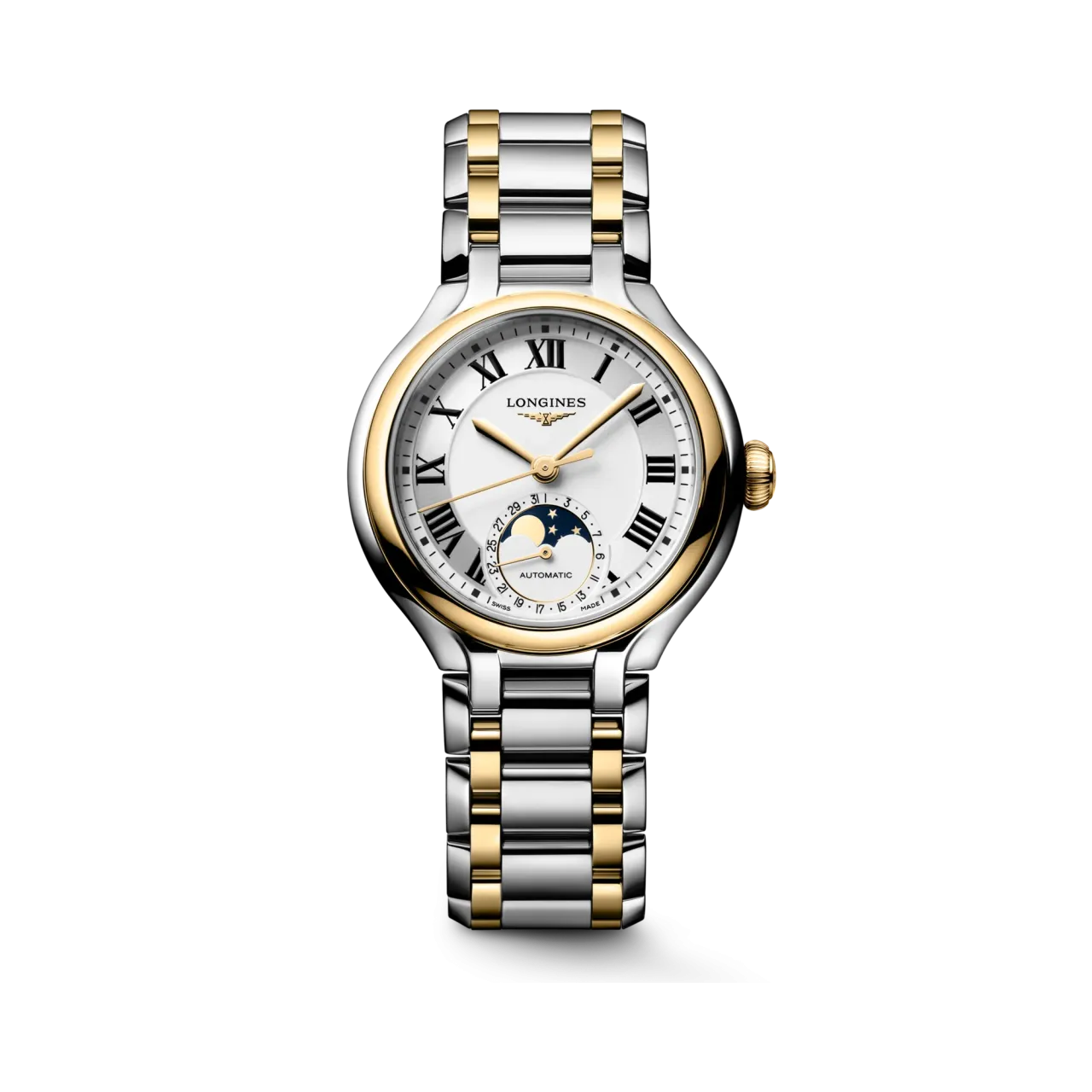 Longines PrimaLuna Moonphase Otomatik Gümüş L81265797
