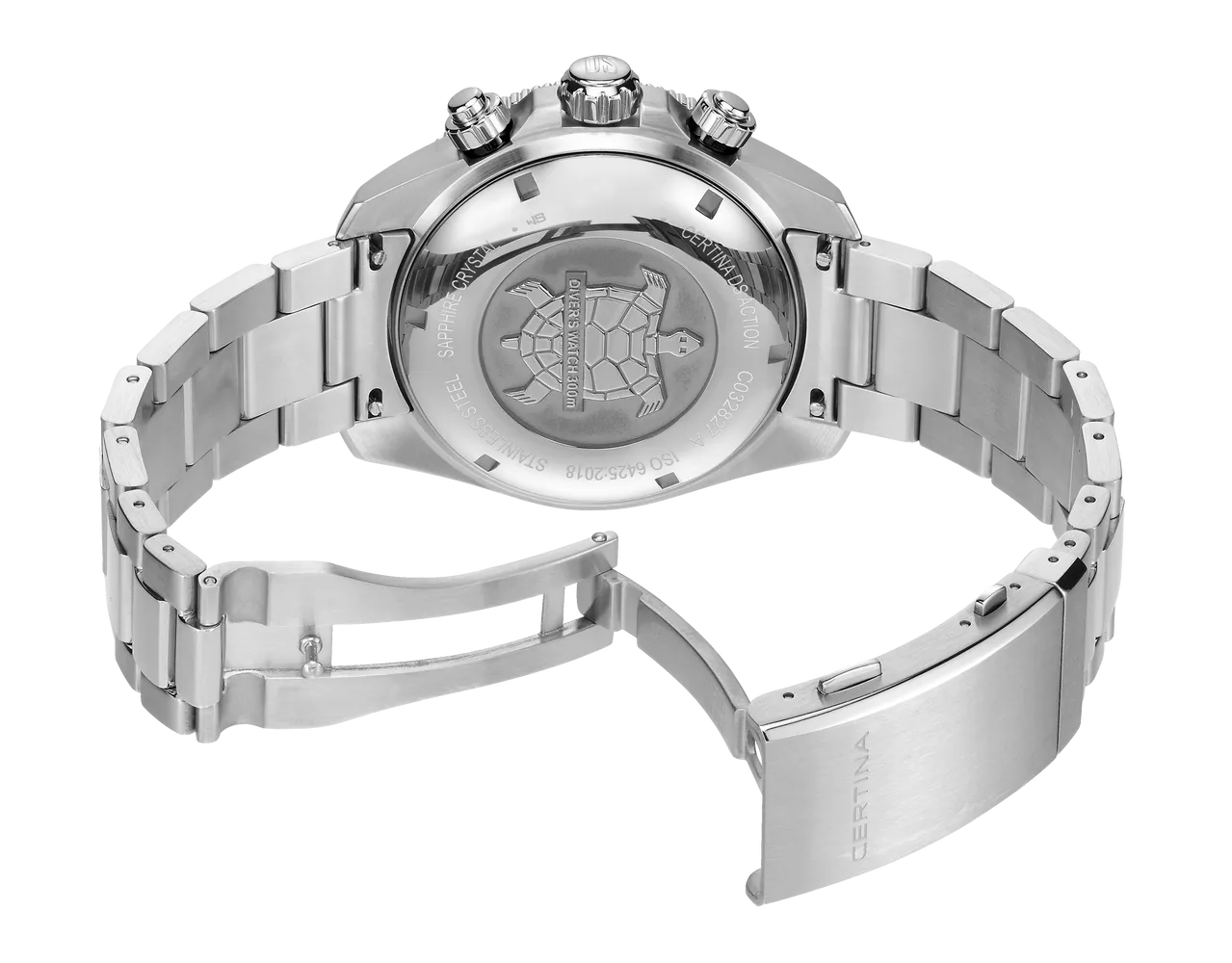 Certina DS Action Diver Chrono Otomatik Siyah C0328271105100 detay görseli 3