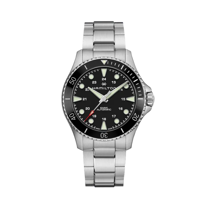 Hamilton Khaki Navy Scuba Auto Otomatik Siyah H82515130