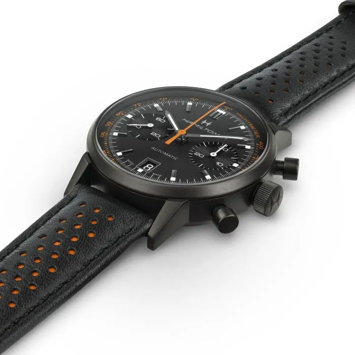 Hamilton American Classic Intra-Matic Autochrono Siyah H38446732 detay görseli 3