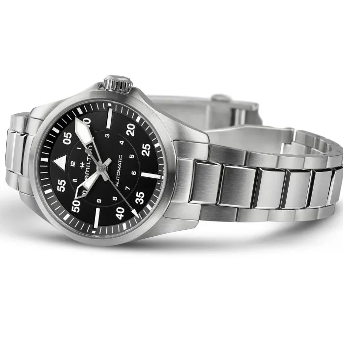 Hamilton Khaki Aviation Pilot Auto Siyah H76215130 detay görseli 2