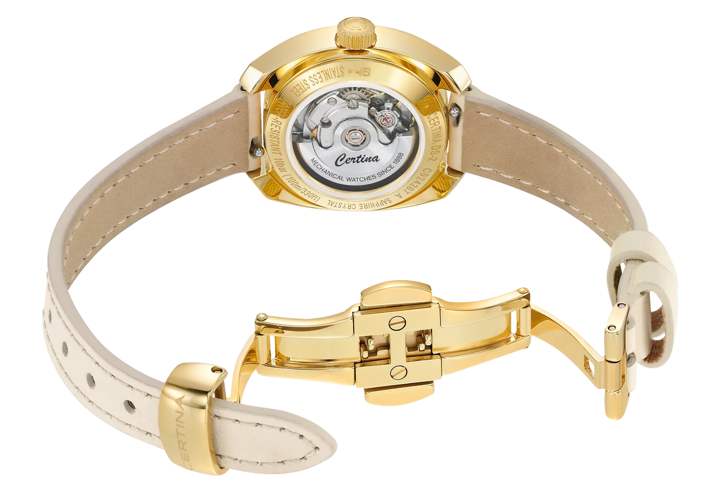 Certina DS-2 Lady Automatic Otomatik Mother Of Pearl C0242073611100 detay görseli 3