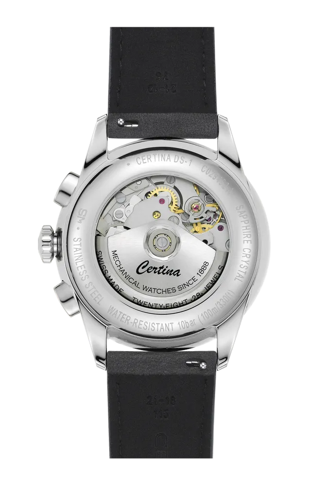 Certina DS-1 Chrono Auto Otomatik Beyaz C0294621601100 detay görseli 1