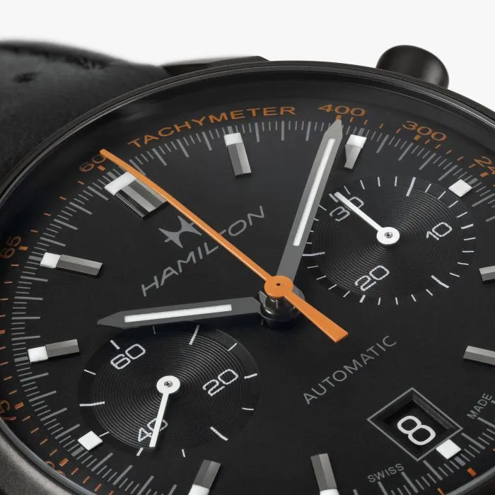 Hamilton American Classic Intra-Matic Autochrono Siyah H38446732 detay görseli 1