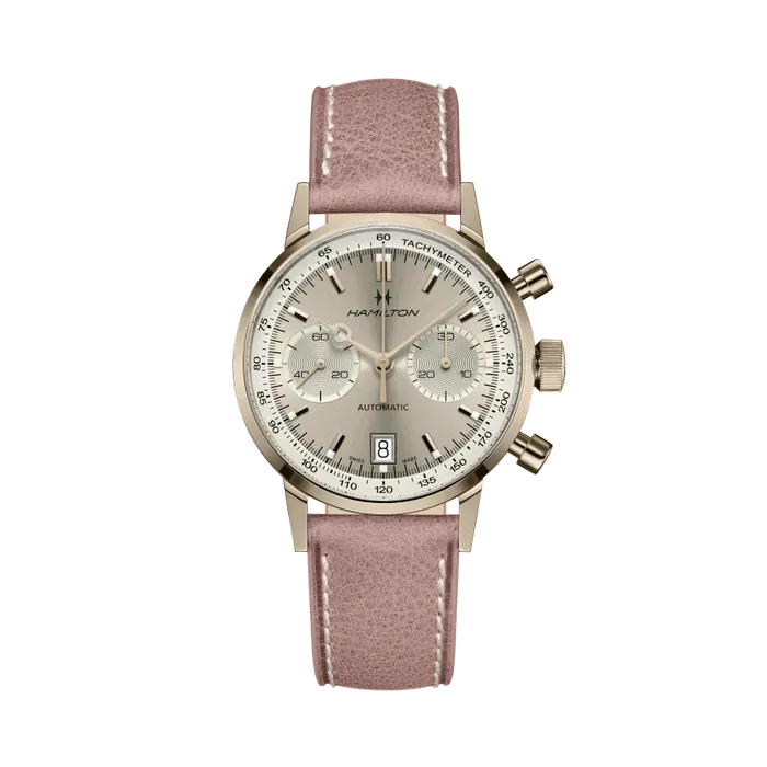 Hamilton American Classic Intra-Matic Auto Chrono Otomatik Bej H38426820