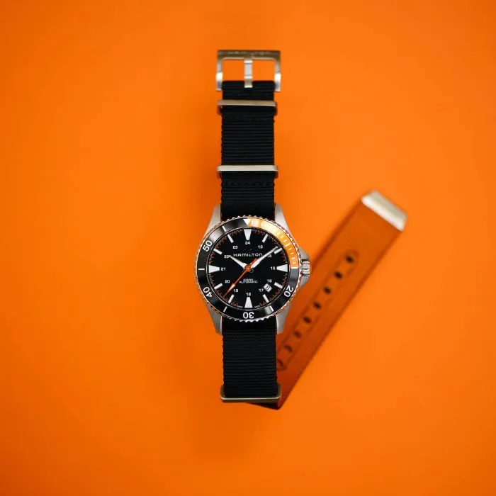 Hamilton Khaki Navy Scuba Auto Black H82305931 detay görseli 5