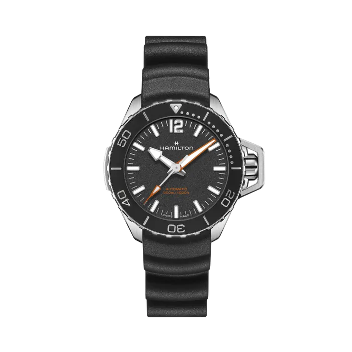 Hamilton Khaki Navy Frogman Otomatik Siyah H77455330
