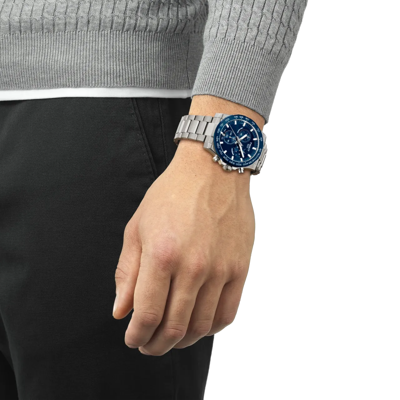 Tissot Supersport Chrono Mavi T1254171104100 detay görseli 1