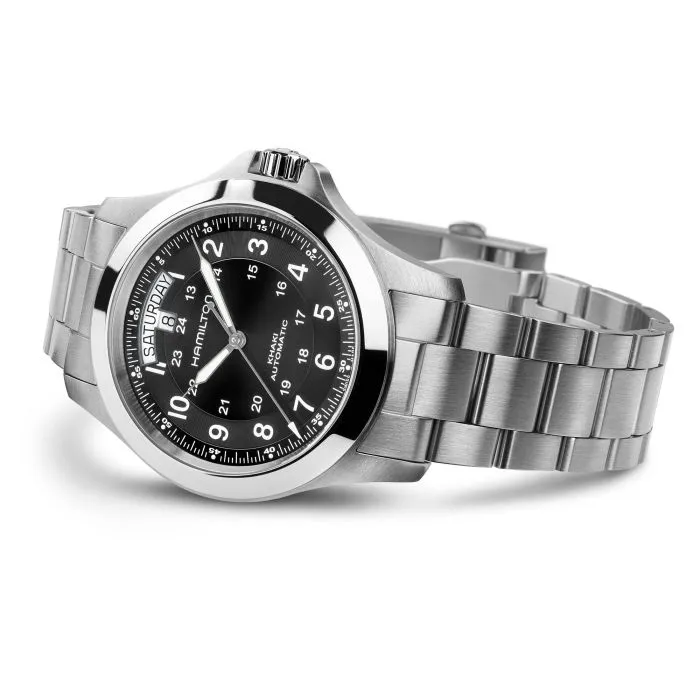 Hamilton Khaki Field King Day-Date 40mm Otomatik Siyah H64475130 detay görseli 1