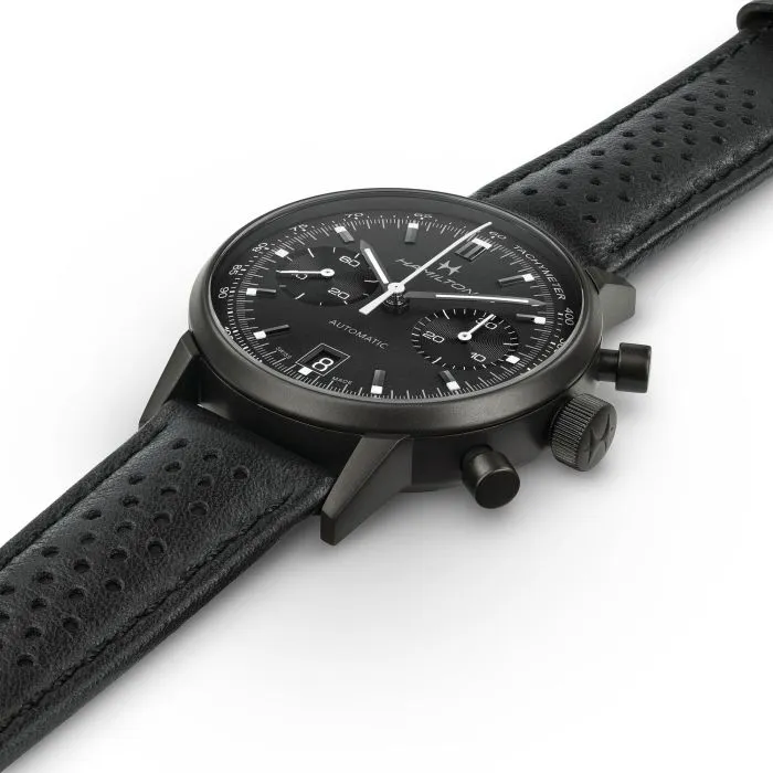 Hamilton American Classic Intra-Matic Autochrono Black Otomatik H38446730 detay görseli 4