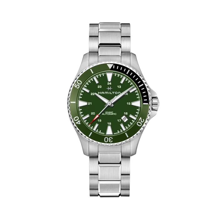 Hamilton Khaki Navy Scuba Auto Otomatik Yeşil H82375161