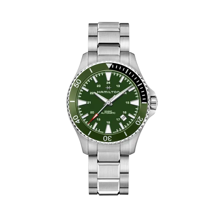 Hamilton Khaki Navy Scuba Auto Otomatik Yeşil H82375161