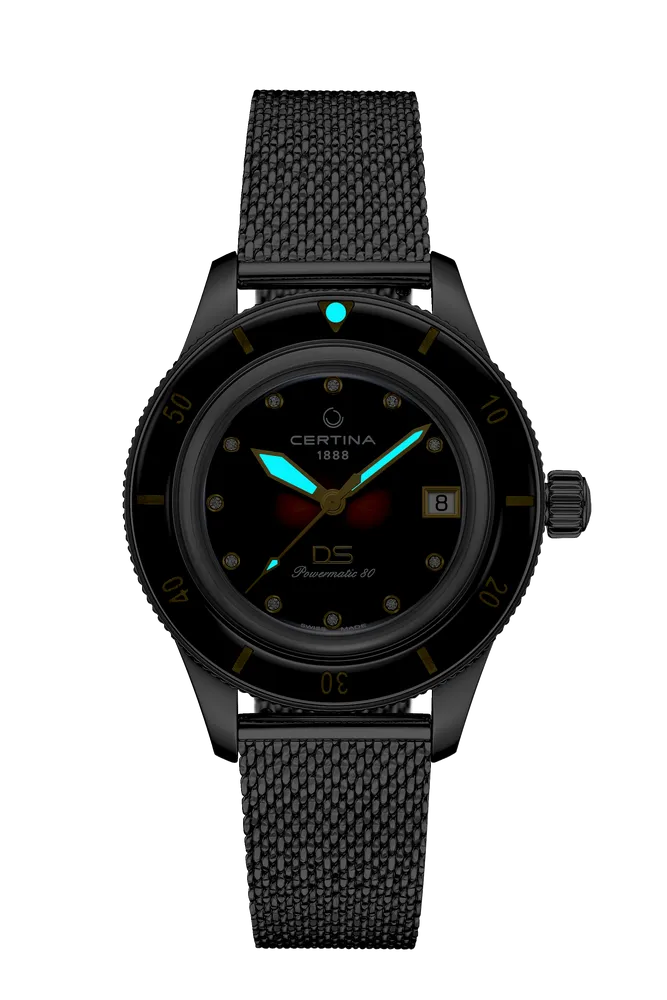Certina DS PH200M 39mm Powermatic 80 Otomatik Kahverengi C0362071129600 detay görseli 1