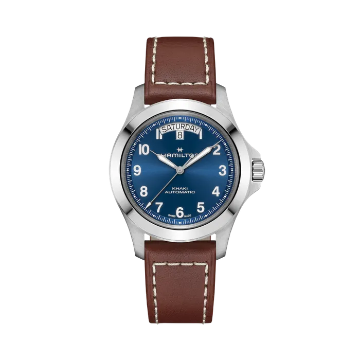 Hamilton Khaki Field King Day-Date Mavi Otomatik H64475540
