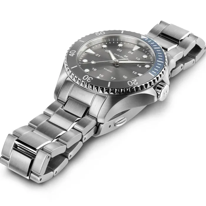 Hamilton Khaki Navy Scuba Quartz Grey H82211181 detay görseli 2