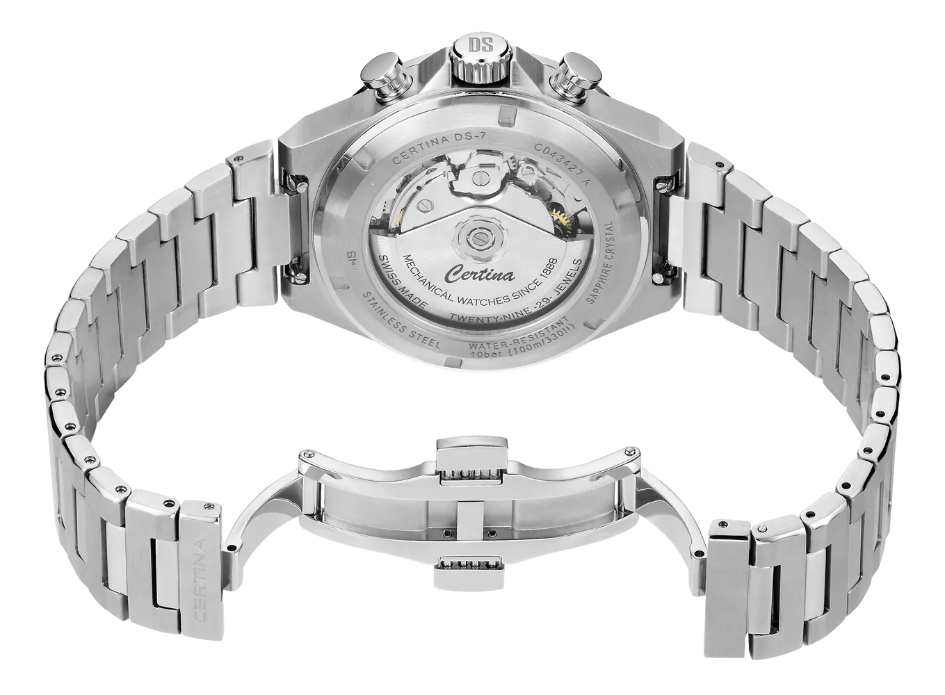 Certina DS-7 Chrono Auto Blue Otomatik C0434271104100 detay görseli 3