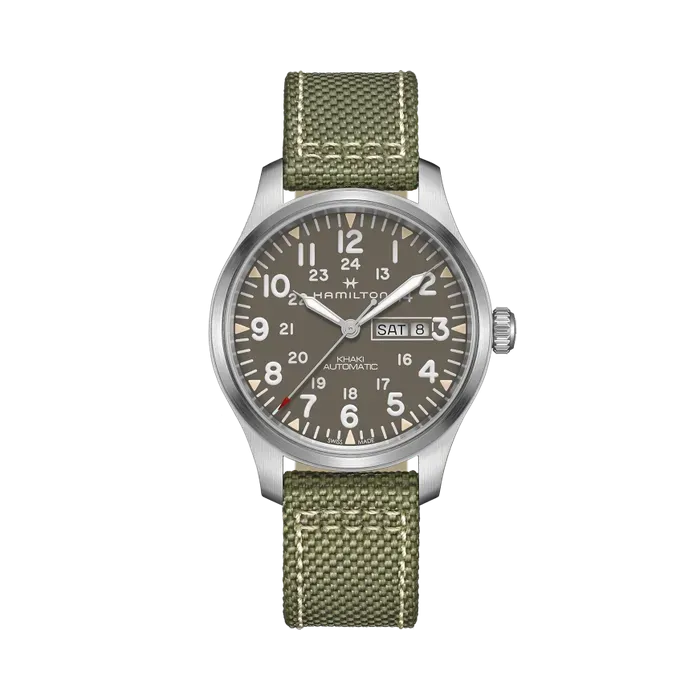 Hamilton Khaki Field Day Date Otomatik Gri H70535081