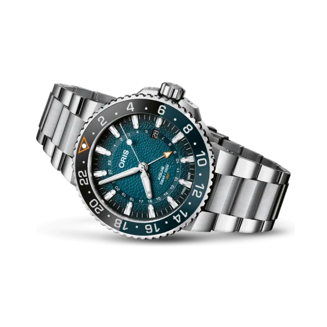 Beğenmek için çift tıkla Oris Aquis Whale Shark Limited Edition Mavi 0179877544175SET Görsel 1