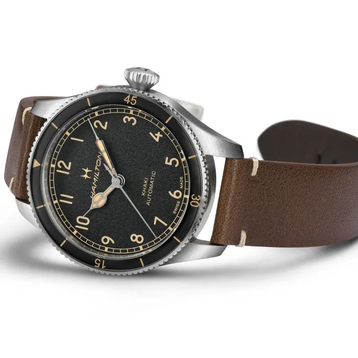 Hamilton Khaki Aviation Pilot Pioneer Otomatik Siyah H76205530 detay görseli 2