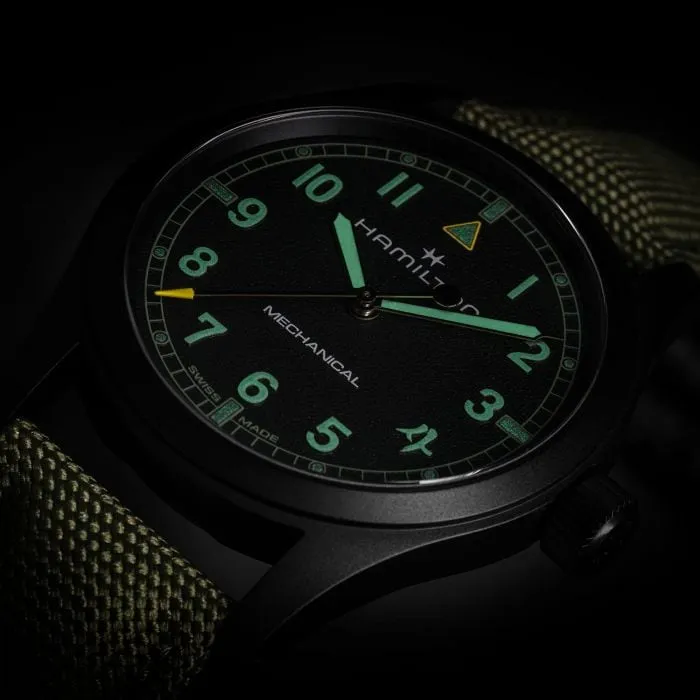 Hamilton Khaki Field Mechanical 38mm Call Of Duty Modern Warfare 4 Black H69469930 detay görseli 1
