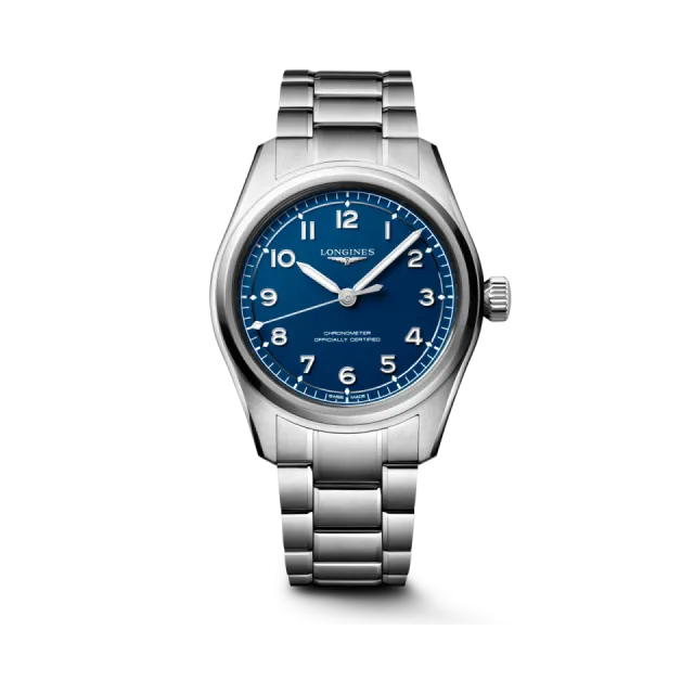 Beğenmek için çift tıkla Longines Spirit Pilot Otomatik Mat Mavi L38094936 Görsel 1