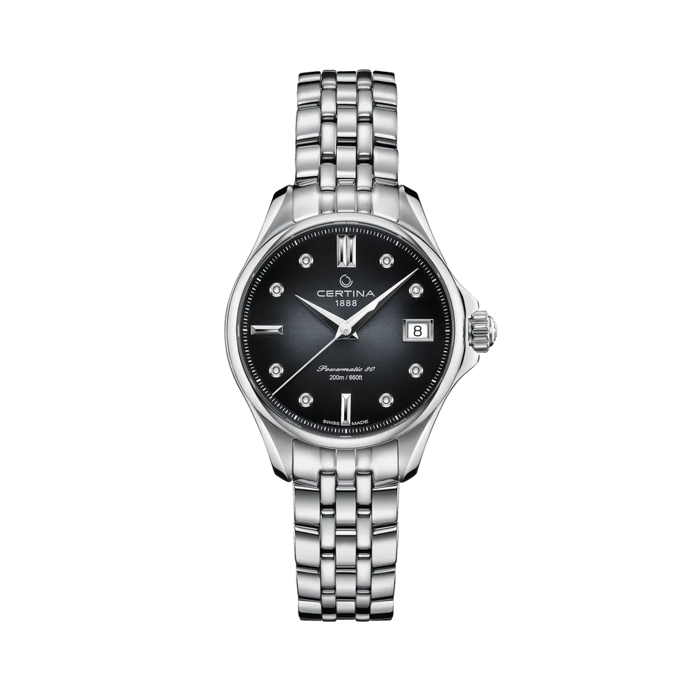 Certina DS Action Lady Powermatic 80 Otomatik Siyah C0322071105600