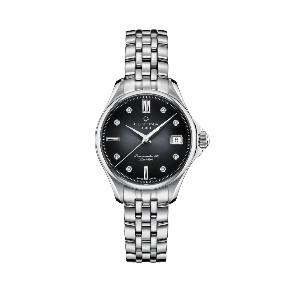 Certina DS Action Lady Powermatic 80 Otomatik Siyah C0322071105600