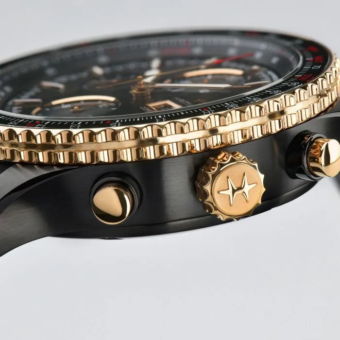 Hamilton Khaki Aviation Converter Auto Chrono Otomatik Siyah H76736730 detay görseli 3