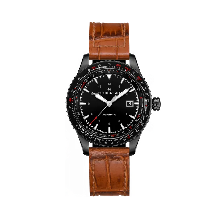 Hamilton Khaki Aviation Converter Auto Otomatik Siyah H76625530