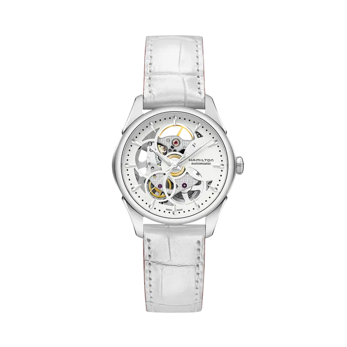 Hamilton Jazzmaster Skeleton Auto White H32405811
