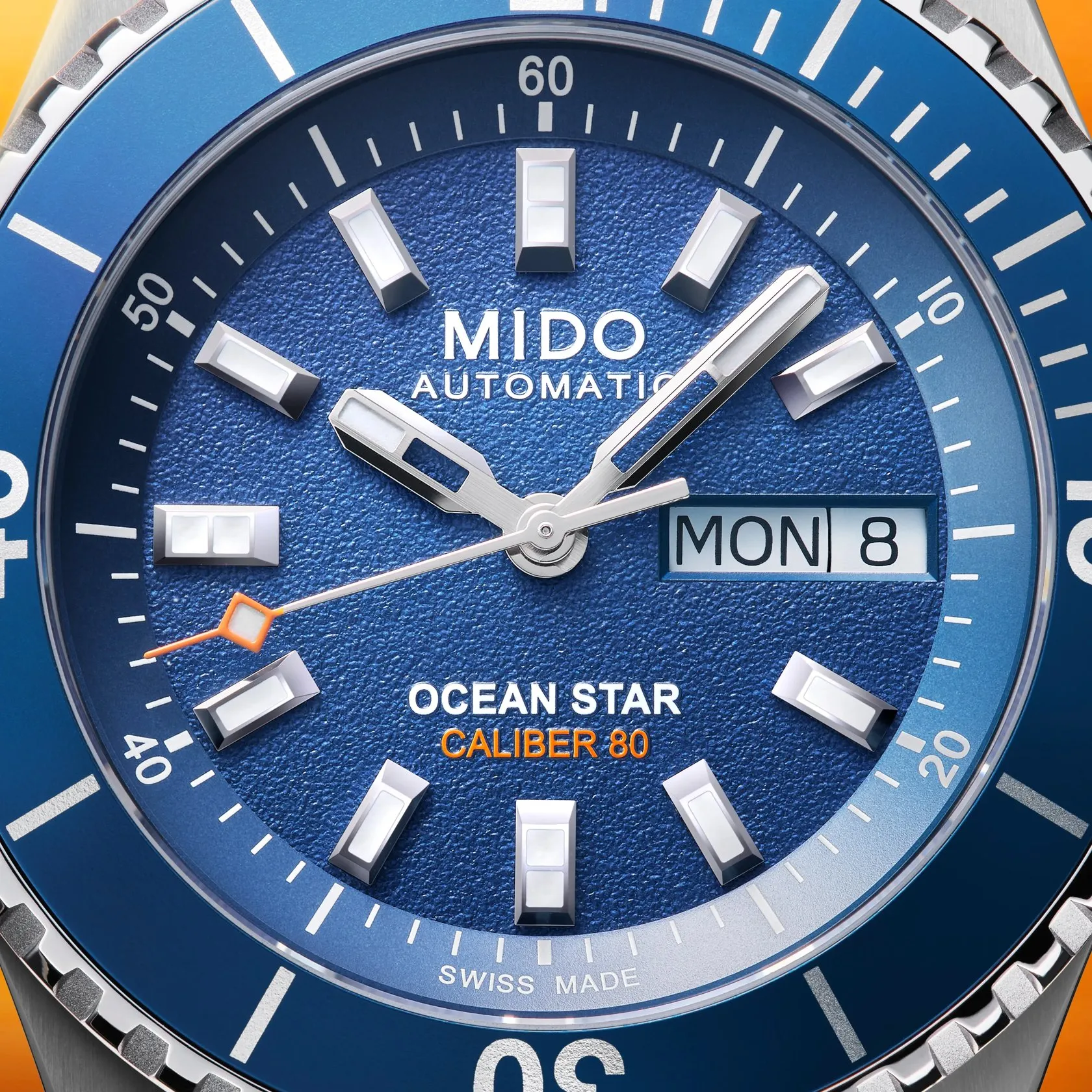 MIDO Ocean Star 200 Otomatik Mavi M0269301104100 detay görseli 4