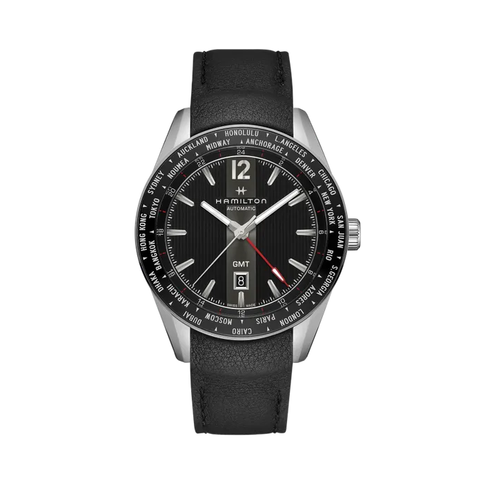 Hamilton Broadway GMT Limited Edition Otomatik Siyah H43725731