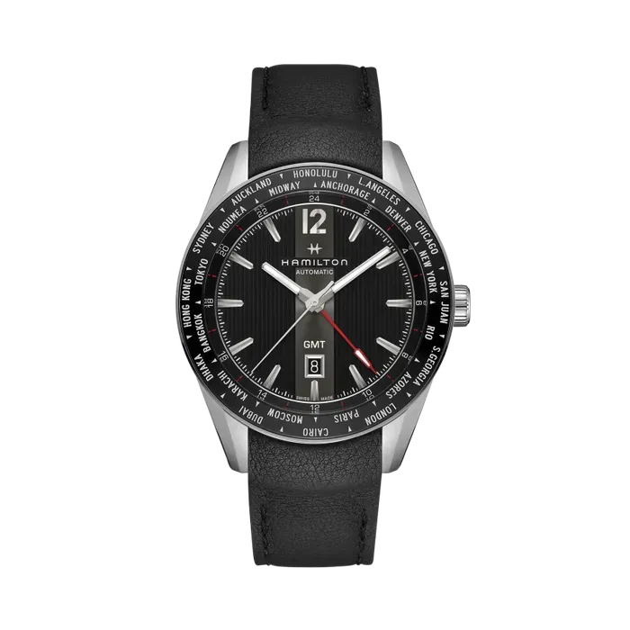 Hamilton Broadway GMT Limited Edition Otomatik Siyah H43725731