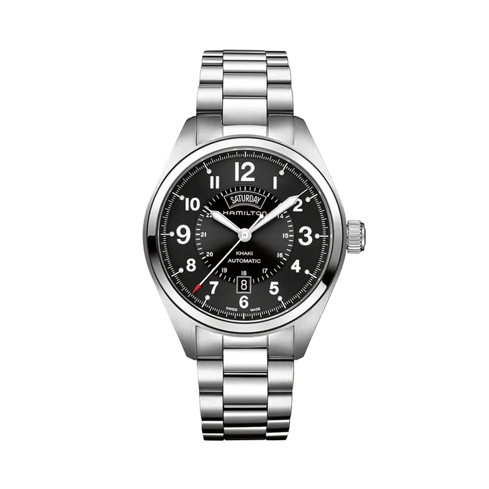 Hamilton Khaki Field Day Date Auto Otomatik Siyah H70505133