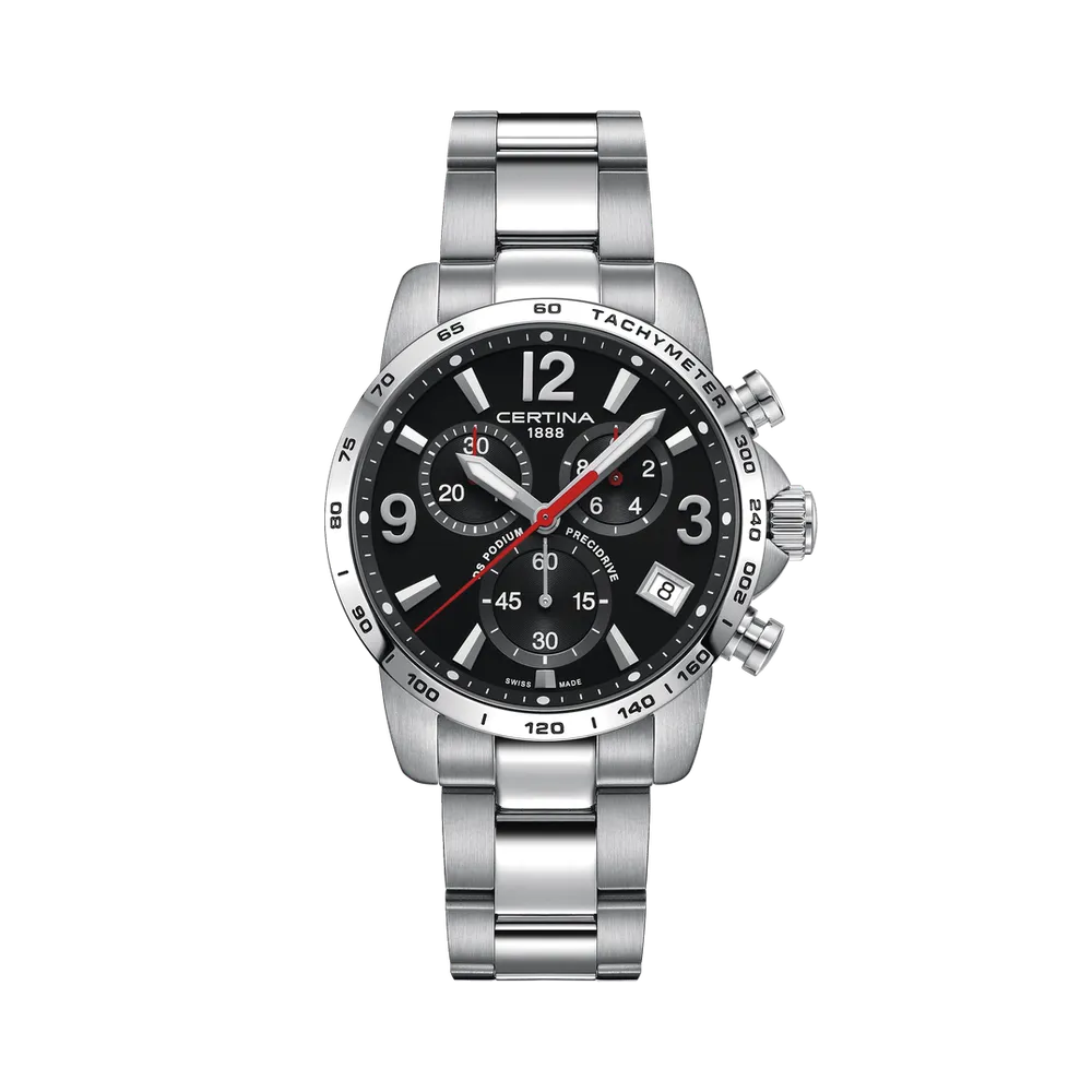 Certina DS Podium Chronograph 1/10 Sec Black C0344171105700