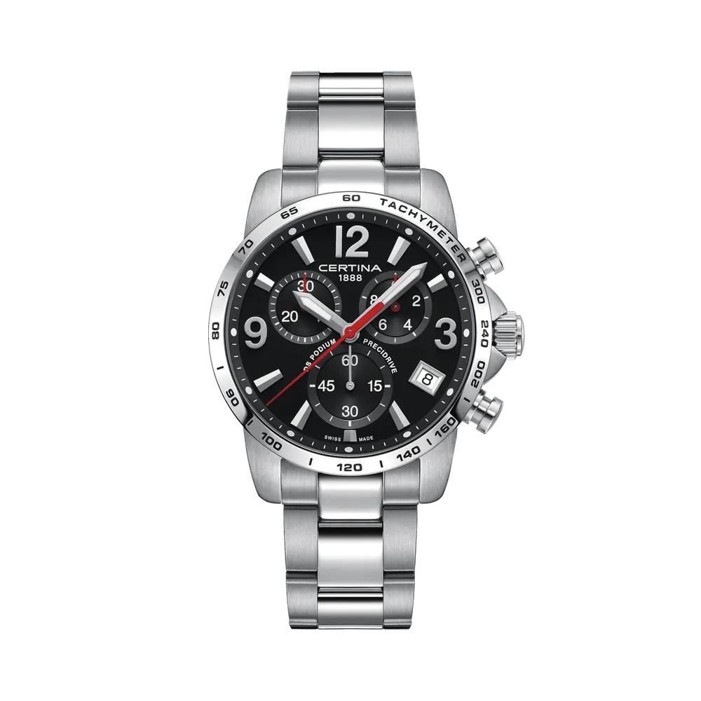Certina DS Podium Chronograph 1/10 Sec Black C0344171105700