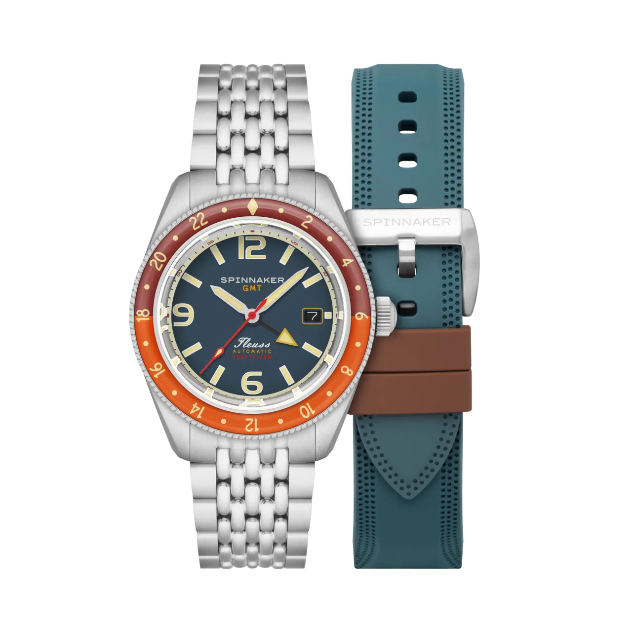 Spinnaker Fleuss GMT Automatic Dark Cerulean Blue SP512055