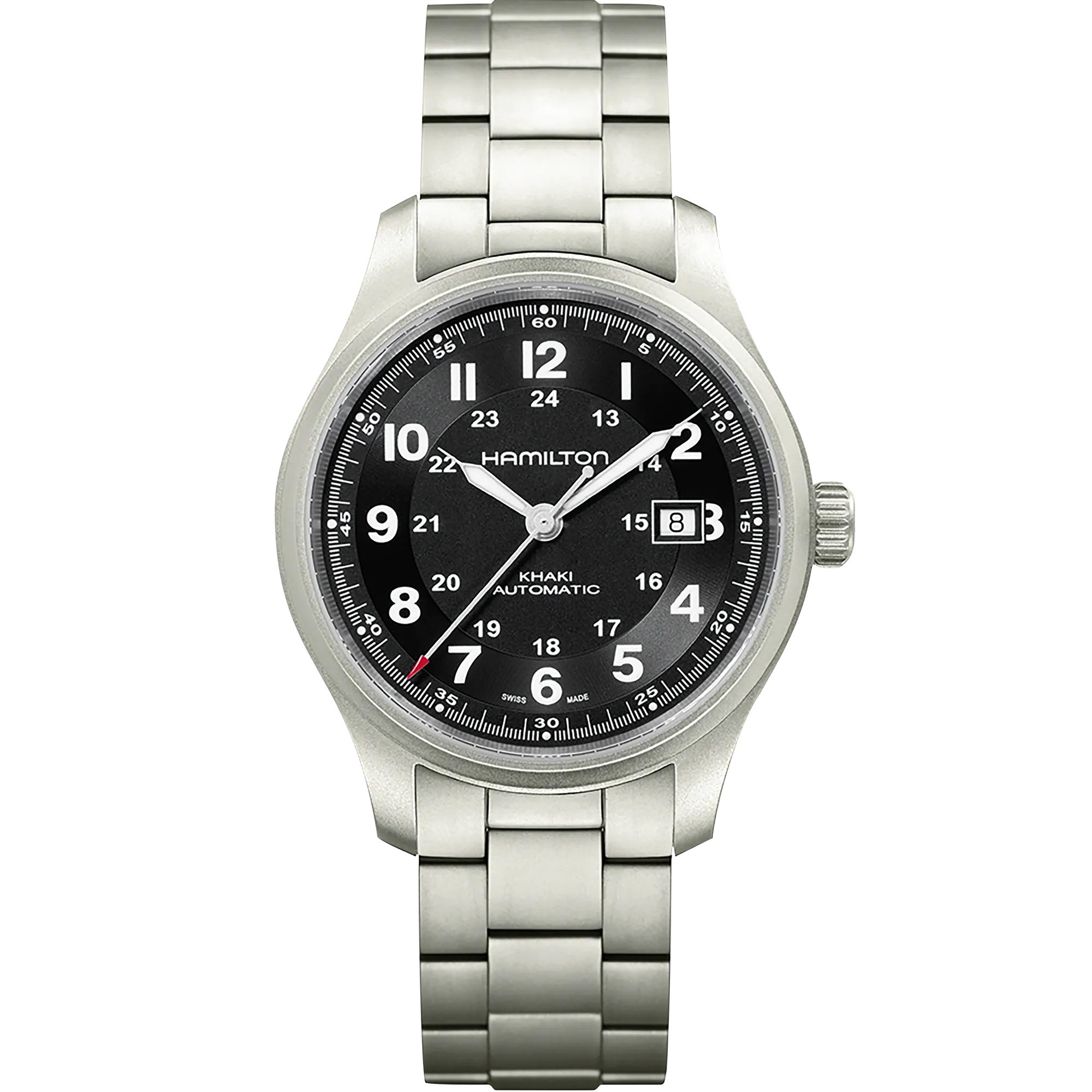 Hamilton Khaki Field Khaki Titanium Auto Otomatik Siyah H70525133 detay görseli 1