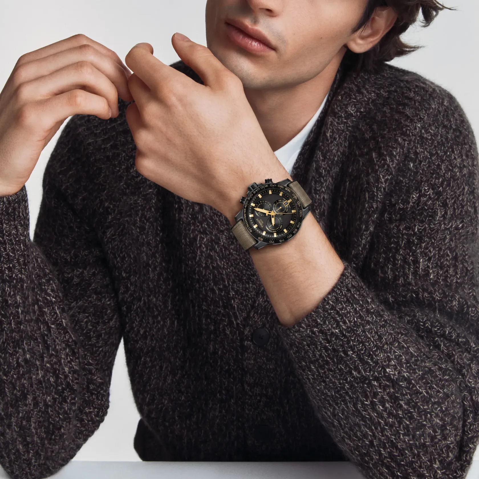 Tissot Supersport Chrono Siyah T1256173705101 detay görseli 4